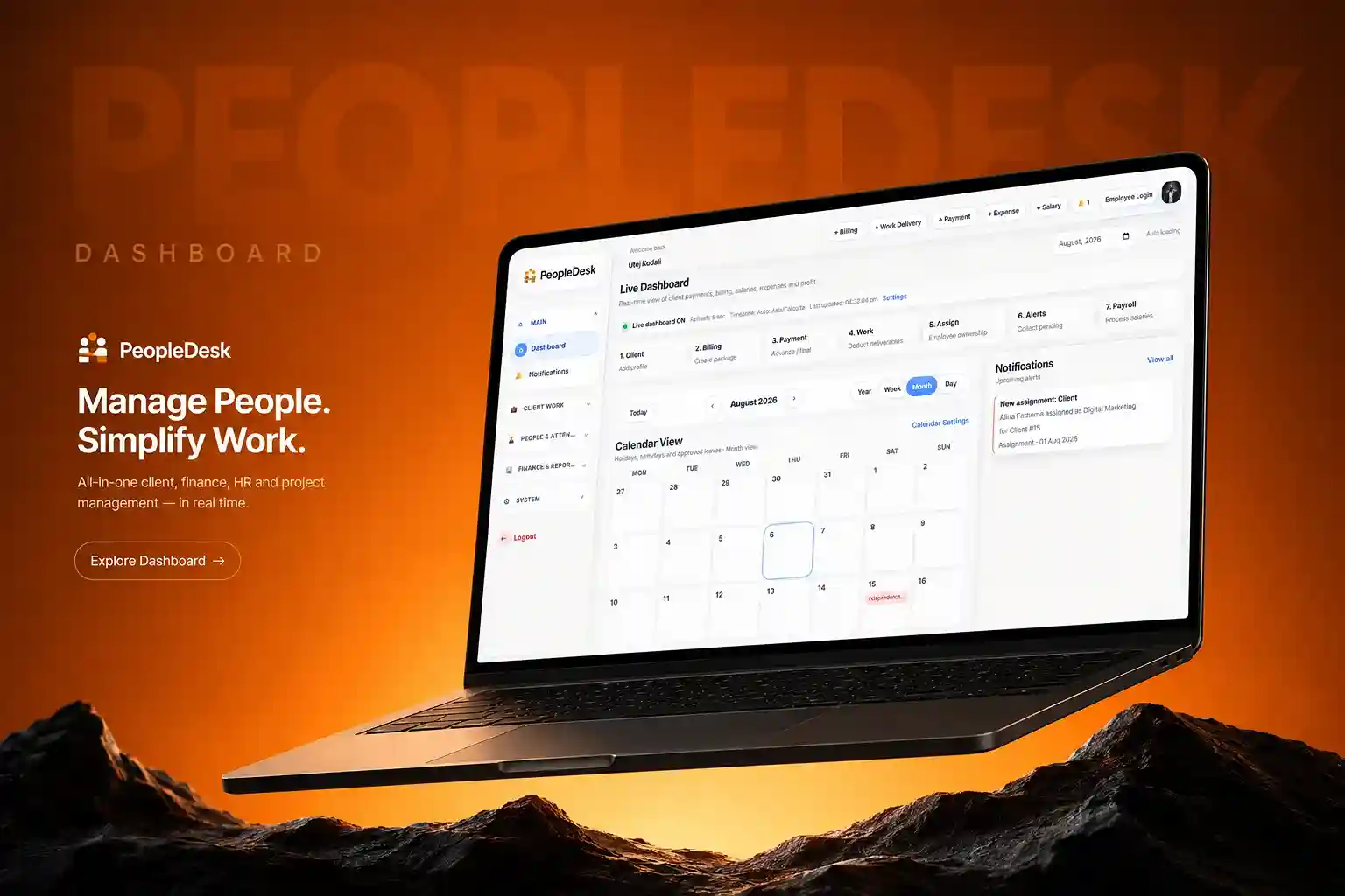 Manage People. Simplify Work.