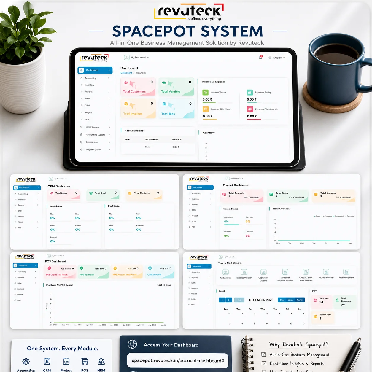 Spacepot-Enterprise Management