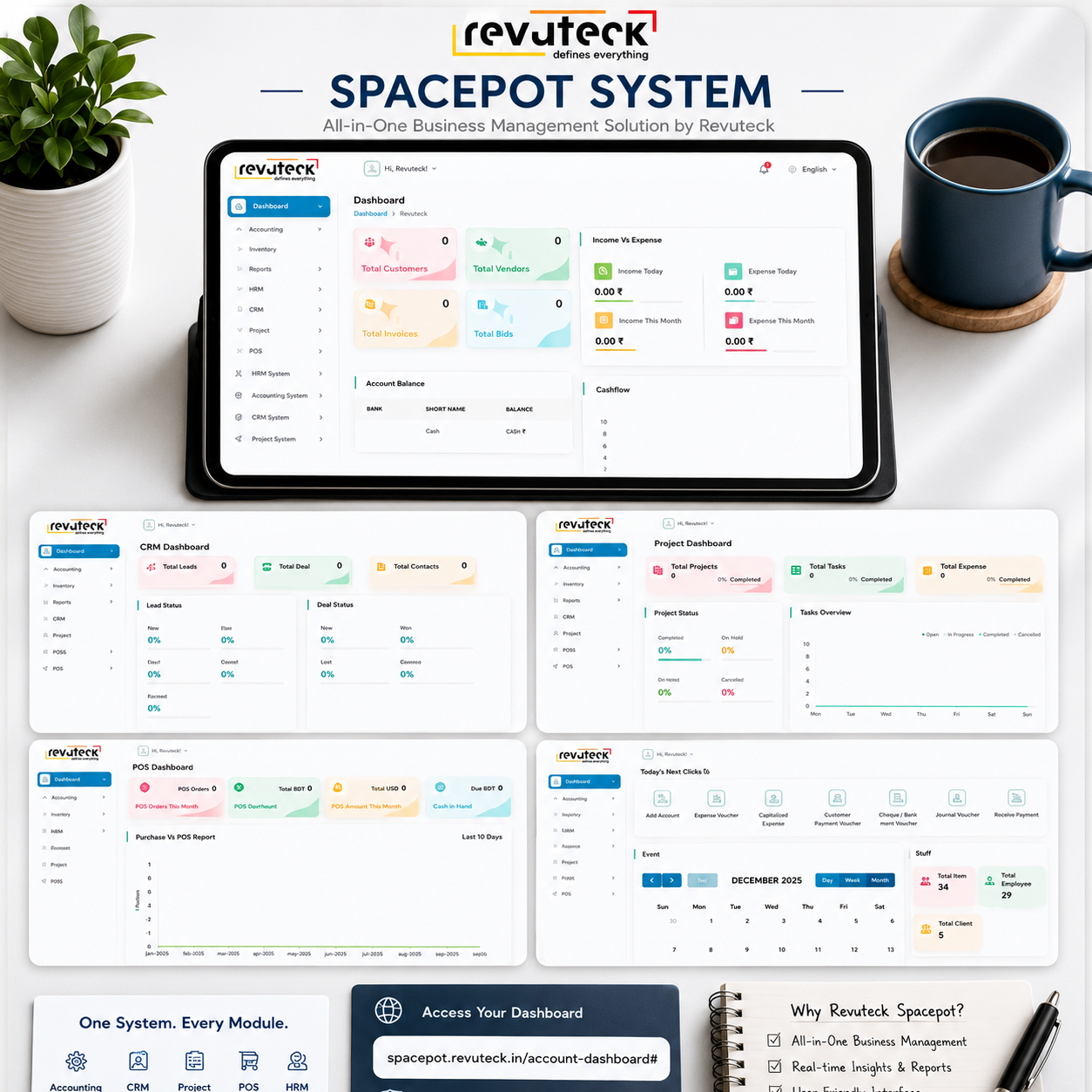 Spacepot-Enterprise Management