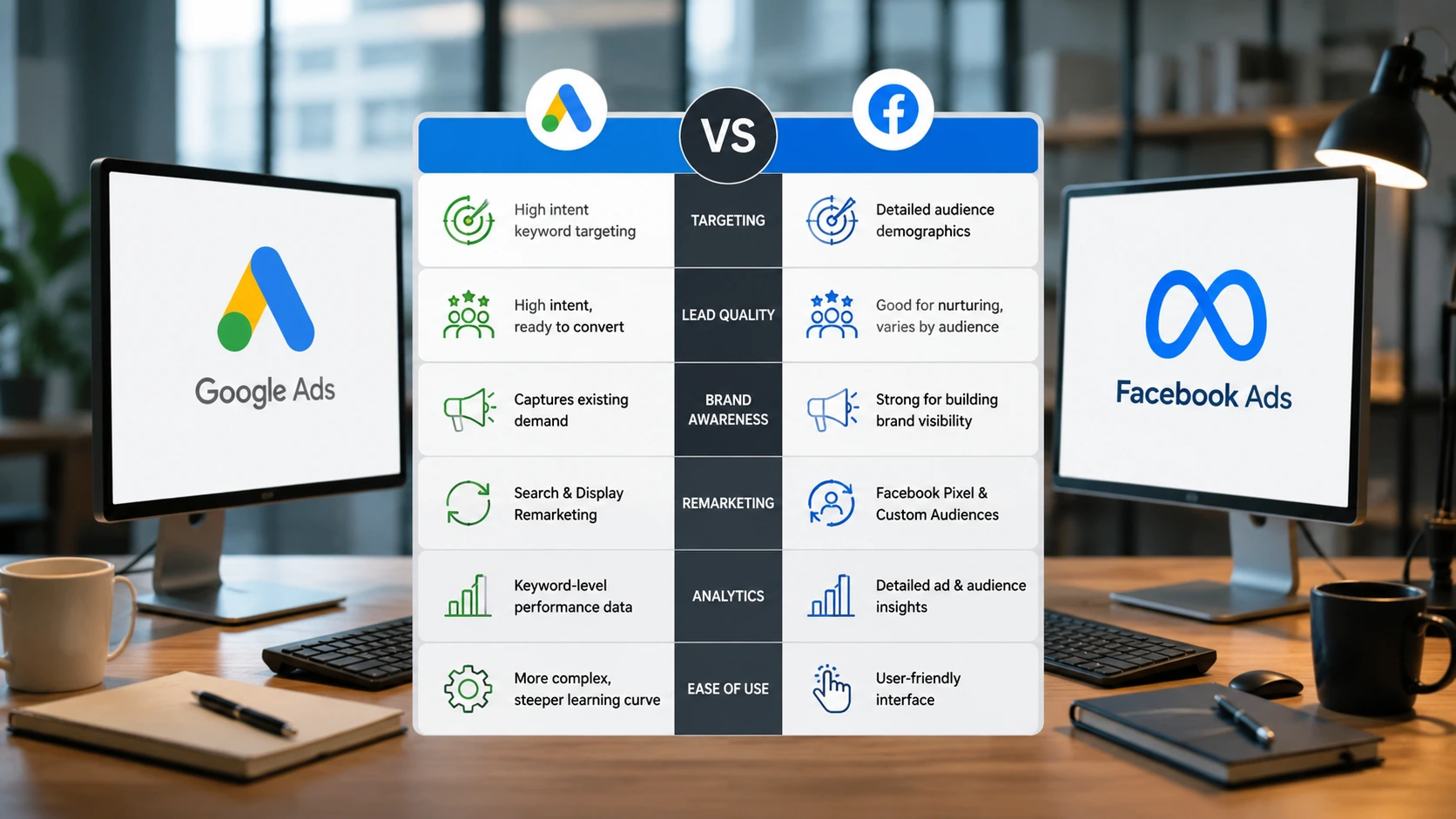Google Ads vs Facebook Ads: Which Is Better for Your Business in 2026?