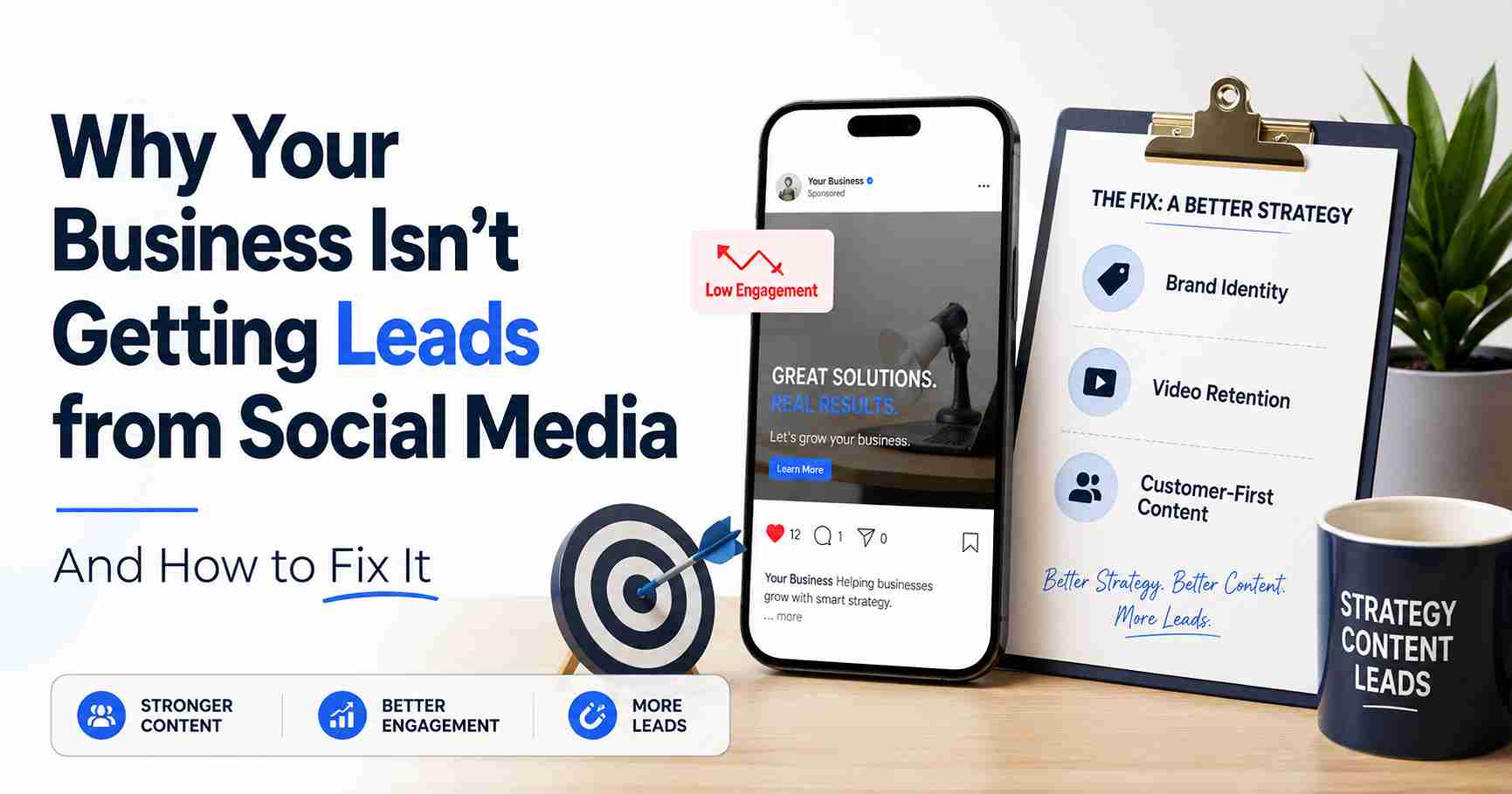 Why Your Business Isn't Getting Leads from Social Media And How to Fix It